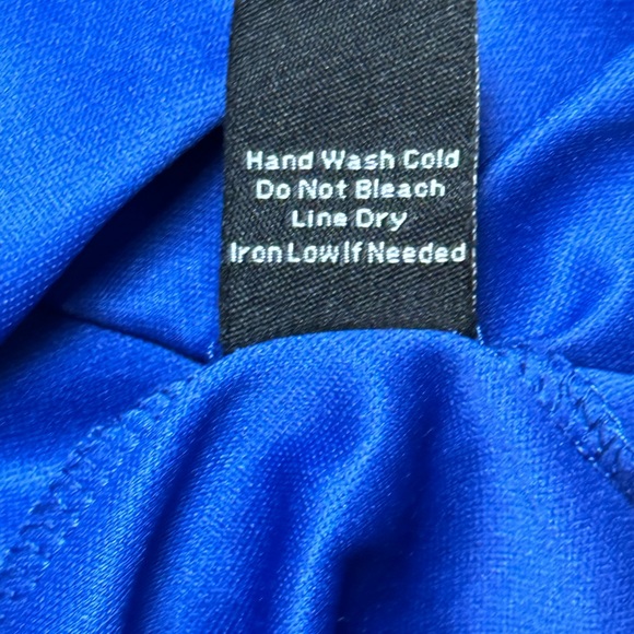 Love Culture M Blue Strapless High Low Dress w/ Belt - Picture 9 of 9